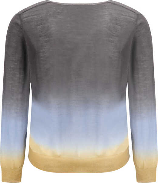 Cardigane MIRROR IN THE SKY Gradient effect Surya Henley Cardigan NOCTURNE Femei (BM 19718123) 2