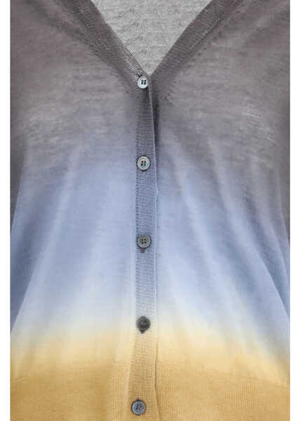 Cardigane MIRROR IN THE SKY Gradient effect Surya Henley Cardigan NOCTURNE Femei (BM 19718123) 3