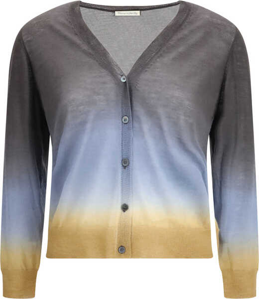 Cardigane MIRROR IN THE SKY Gradient effect Surya Henley Cardigan NOCTURNE Femei (BM 19718123) 1