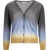 MIRROR IN THE SKY Gradient effect Surya Henley Cardigan NOCTURNE