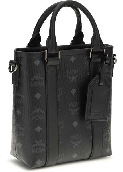 Genti de umar MCM Aren Mini printed canvas Tote Bag BLACK Femei (BM 19718138) 2