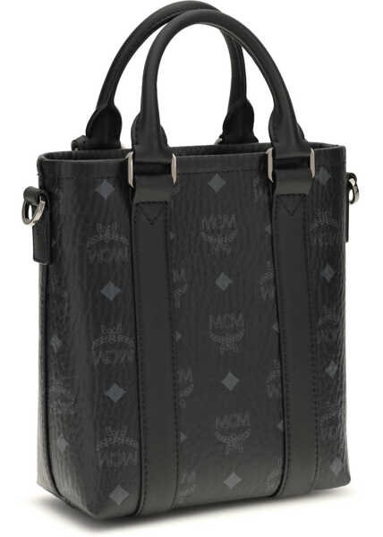 Genti de umar MCM Aren Mini printed canvas Tote Bag BLACK Femei (BM 19718138) 3
