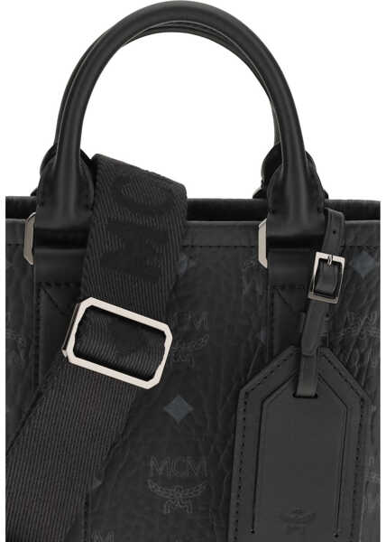 Genti de umar MCM Aren Mini printed canvas Tote Bag BLACK Femei (BM 19718138) 4