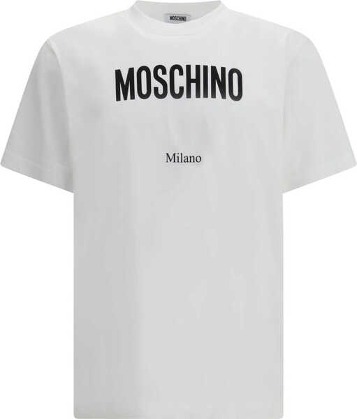 Tricouri Moschino Organic cotton jersey T-shirt FANTASIA BIANCO Barbati (BM 19718147) 1