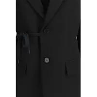 Jachete Dama - Jachete Balenciaga Barathea wool tailored Jacket BLACK Femei (BM 19718165) - B-mall.ro