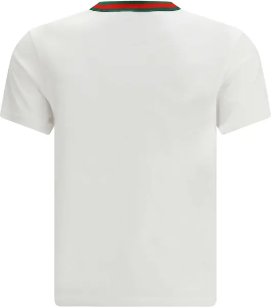 Tricouri Gucci Cotton jersey T-shirt WHITE/MIX Femei (BM 19718171) 2