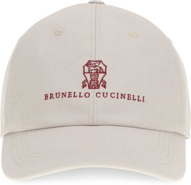 Sepci Brunello Cucinelli Logoed Baseball Hat JUTAROSSO Barbati (BM 19718186) 1