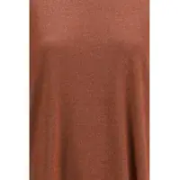 Pulovere Dama - Tricouri Brunello Cucinelli cashmere glitter T-shirt FIRE BRICK Femei (BM 19718189) - B-mall.ro