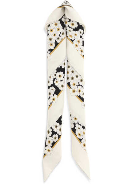 Esarfe Valentino Garavani Silk floral Scarf NERO-AVORIO-GIALLO/AVORIO Femei (BM 19718204) 2