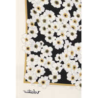 Esarfe Dama - Esarfe Valentino Garavani Silk floral Scarf NERO-AVORIO-GIALLO/AVORIO Femei (BM 19718204) - B-mall.ro