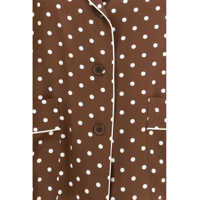 Camasi casual Dama - Camasi casual P.A.R.O.S.H. Polka-dot silk Shirt FANTASIA MARRONE Femei (BM 19718210) - B-mall.ro