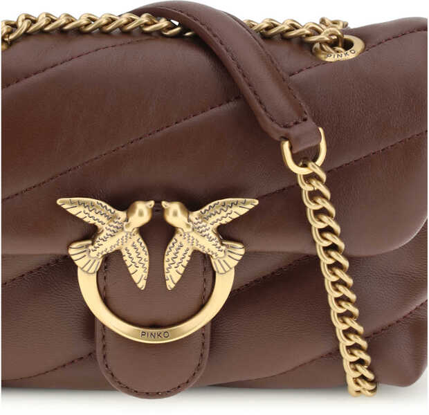 Genti de umar Pinko Love Baby Shoulder Bag BURGUNDY WINE-ANTIQUE GOLD Femei (BM 19718222) 4