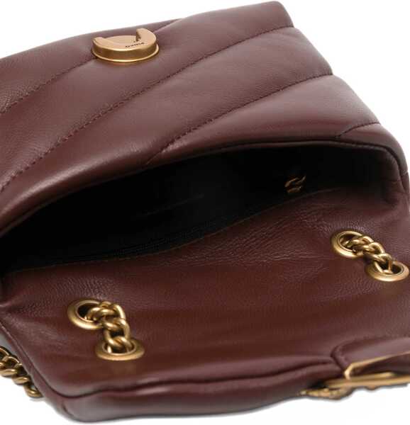Genti de umar Pinko Love Baby Shoulder Bag BURGUNDY WINE-ANTIQUE GOLD Femei (BM 19718222) 5