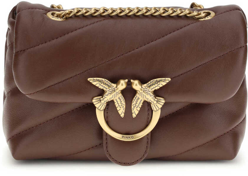 Genti de umar Pinko Love Baby Shoulder Bag BURGUNDY WINE-ANTIQUE GOLD Femei (BM 19718222) 1