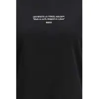 Tricouri Dama - Tricouri Off-White Made on earth, designed on a plane T-shirt BLACK-WHITE Femei (BM 19718225) - B-mall.ro