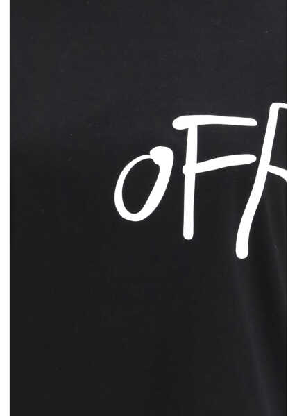 Tricouri Off-White Short-sleeve T-shirt BLACK-WHITE Femei (BM 19718231) 3