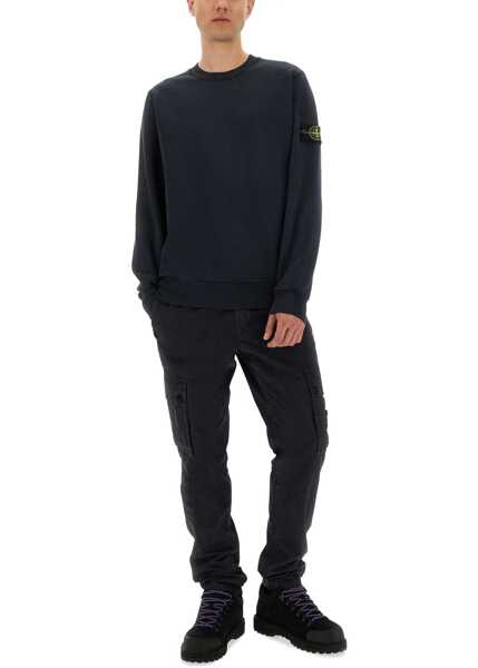Bluze de trening Stone Island Felpa Regular Fit BLUE Barbati (BM 19718501) 3