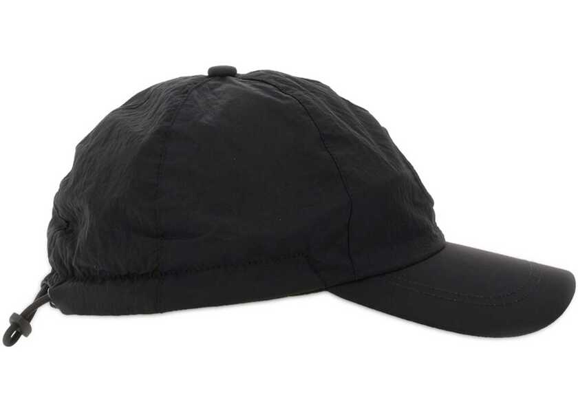 Sepci Stone Island Cappello Da Baseball In Nylon Con Logo BLACK Barbati (BM 19718504) 3