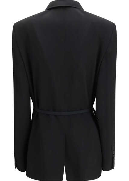 Jachete Balenciaga Wrap tailored Jacket BLACK Femei (BM 19718597) 2