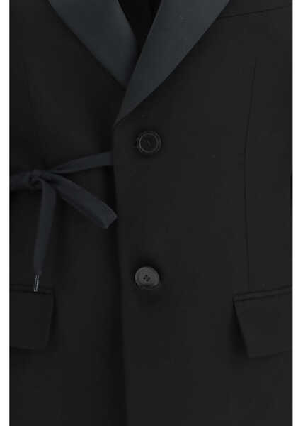 Jachete Balenciaga Wrap tailored Jacket BLACK Femei (BM 19718597) 3