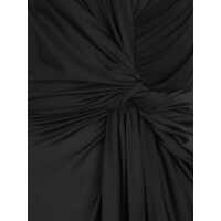 Rochii Balenciaga Dama - Rochii Balenciaga Draped midi Dress BLACK Femei (BM 19718615) - B-mall.ro