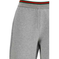 Pantaloni casual Gucci Dama - Pantaloni casual Gucci Cotton jersey leisure Trousers GREY MELANGE Femei (BM 19718618) - B-mall.ro