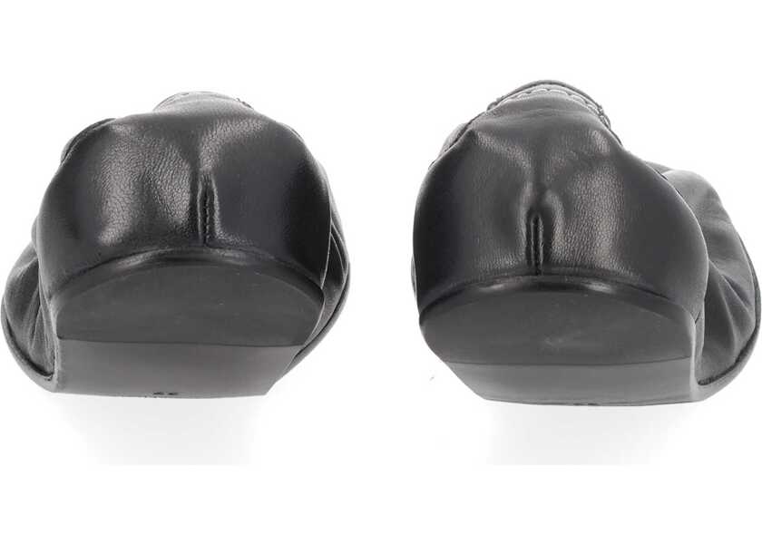 Balerini MM6 Maison Margiela Leather Ballerina BLACK Femei (BM 19718639) 4