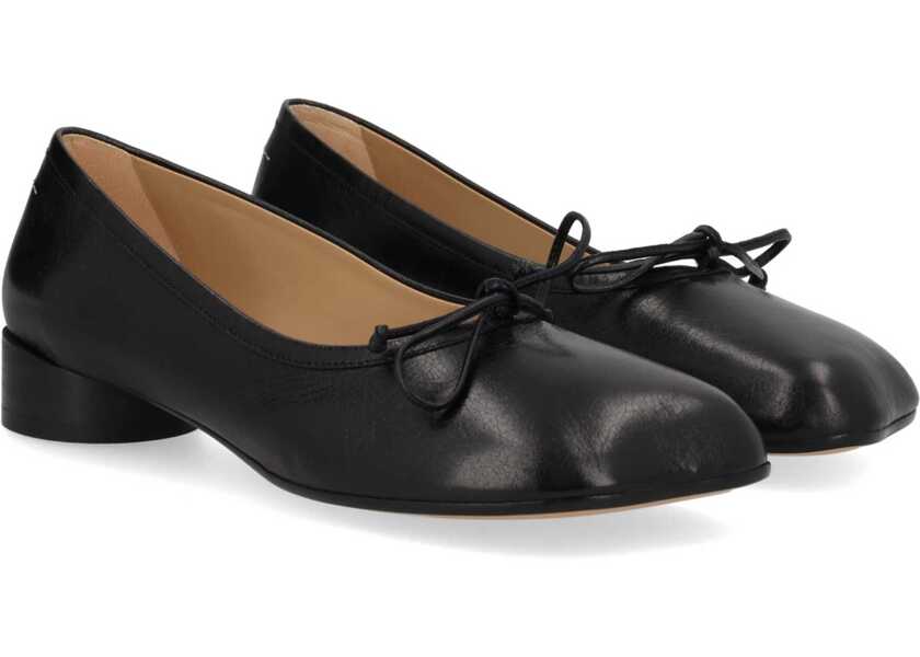 Balerini MM6 Maison Margiela Ballerina With Anatomical Toe BLACK Femei (BM 19718654) 2