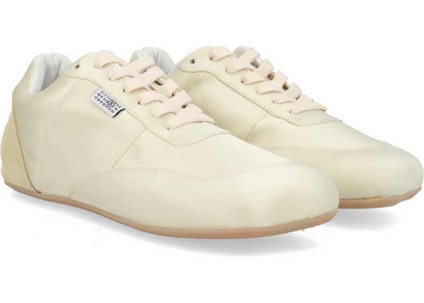 Sneakers MM6 Maison Margiela Satin Sneaker WHITE Femei (BM 19718669) 2