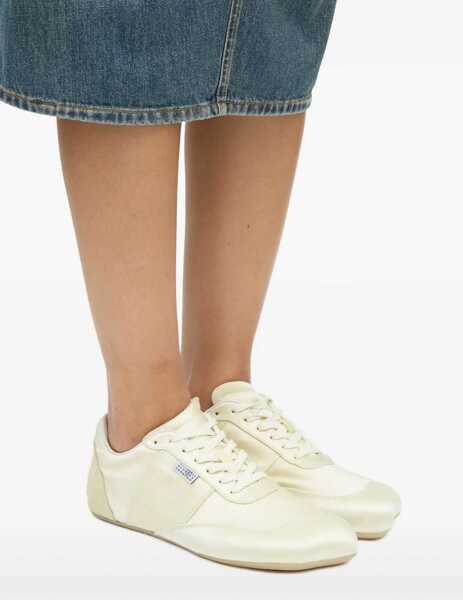 Sneakers MM6 Maison Margiela Satin Sneaker WHITE Femei (BM 19718669) 5