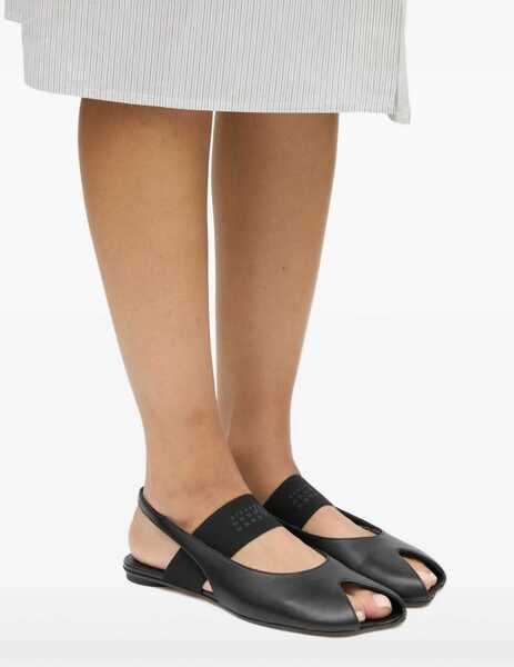 Sandale MM6 Maison Margiela Anatomical Slingback Sandal BLACK Femei (BM 19718681) 5