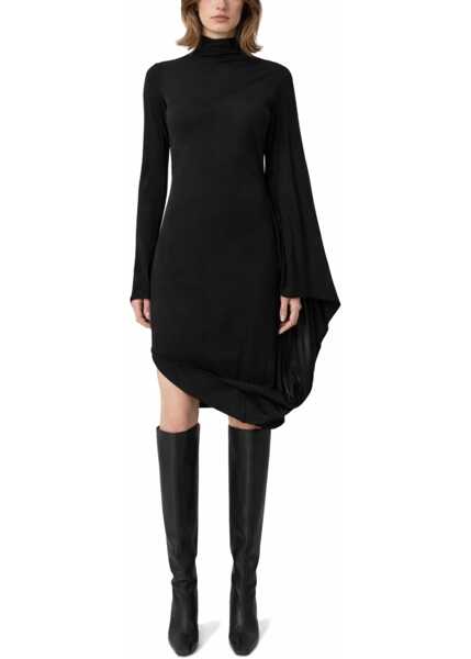 Rochii casual Stella McCartney Asymmetrical Dress BLACK Femei (BM 19718726) 2