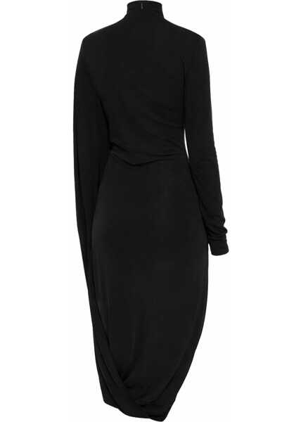 Rochii casual Stella McCartney Asymmetrical Dress BLACK Femei (BM 19718726) 3
