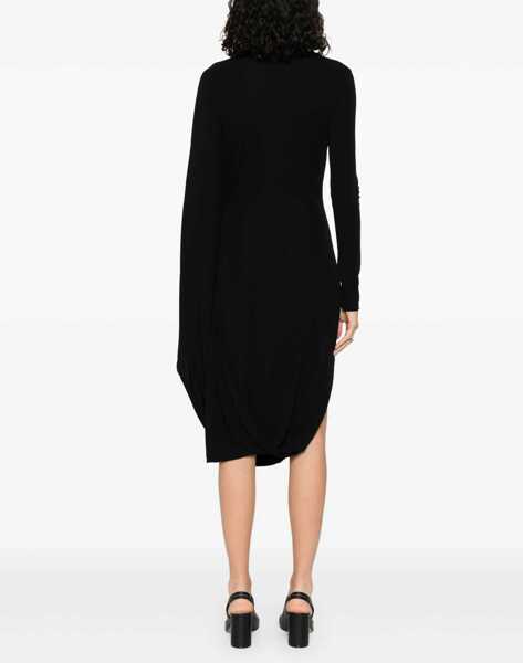Rochii casual Stella McCartney Asymmetrical Dress BLACK Femei (BM 19718726) 4