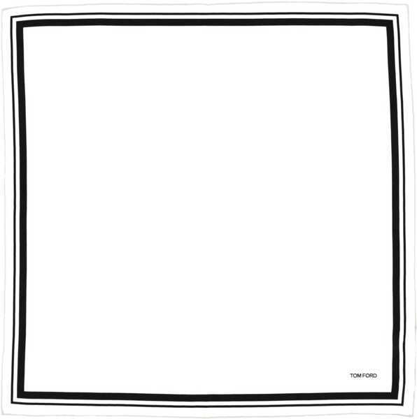 Fulare Tom Ford Pocket Handkerchief WHITE Barbati (BM 19718780) 1