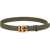 Dolce & Gabbana Leather Belt MILITARY GREEN