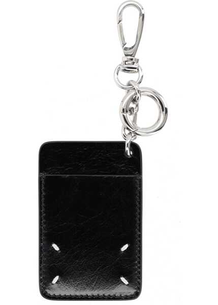 Portofele Maison Margiela Keychain Cardholder BLACK Barbati (BM 19718810) 2