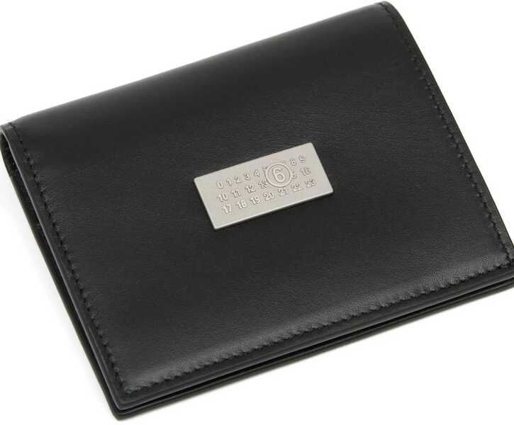 Portofele MM6 Maison Margiela Coin Purse With Logo BLACK Barbati (BM 19718828) 4