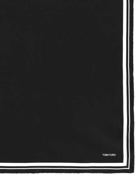 Fulare Tom Ford Pocket Handkerchief BLACK Barbati (BM 19718831) 2