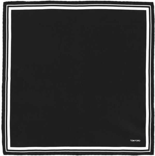 Fulare Tom Ford Pocket Handkerchief BLACK Barbati (BM 19718831) 1