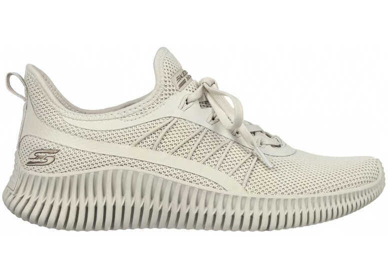 Sneakers SKECHERS Sneakersy do kostki- Bobs Geo - New Aesthetics Taupe Beige Femei (BM 19719032) 2