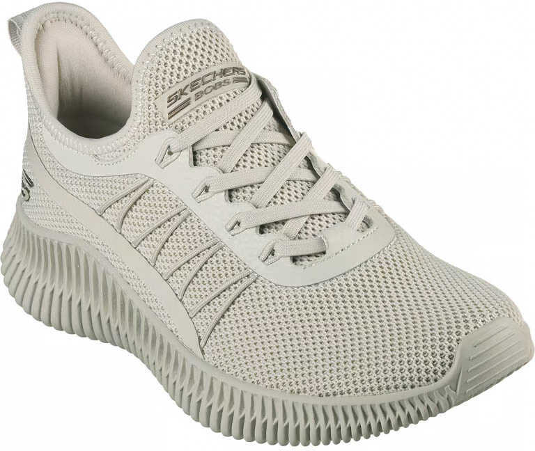 Sneakers SKECHERS Sneakersy do kostki- Bobs Geo - New Aesthetics Taupe Beige Femei (BM 19719032) 1