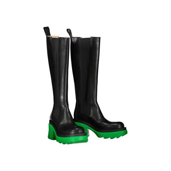 Bocanci Bottega Veneta Bottega Veneta Flash leather boots Black Femei (BM 19719069) 2