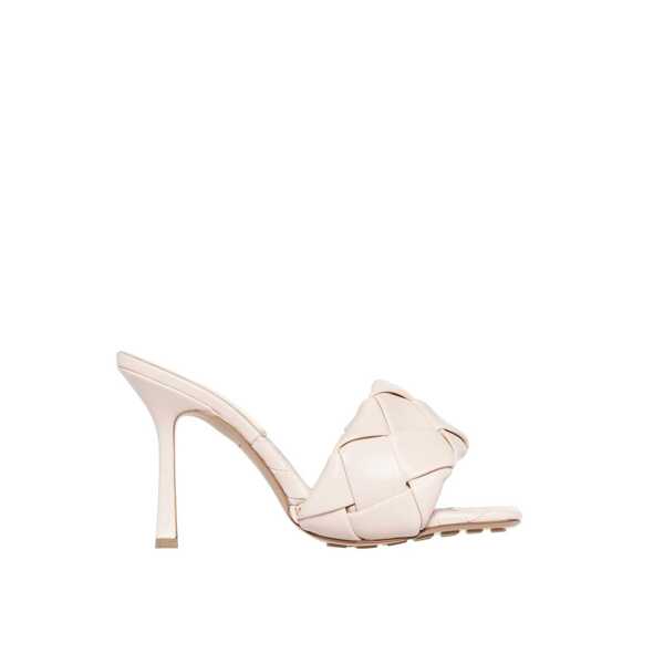 Saboti Bottega Veneta Bottega Veneta Lido Leather Mules Pink Femei (BM 19719072) 1