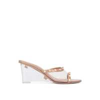 Saboti VALENTINO GARAVANI ROCKSTUD transparent Mules Femei