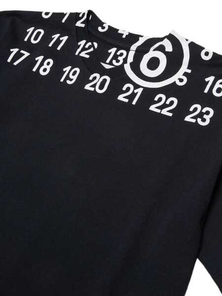 Tricouri MM6 Maison Margiela T-shirts Black   Fete (BM 19719114) 4