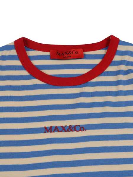 Tricouri MAX&CO T-shirts Blue Fete (BM 19719138) 3