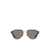 Bottega Veneta Bottega Veneta Glaze Aviator Sunglasses Silver