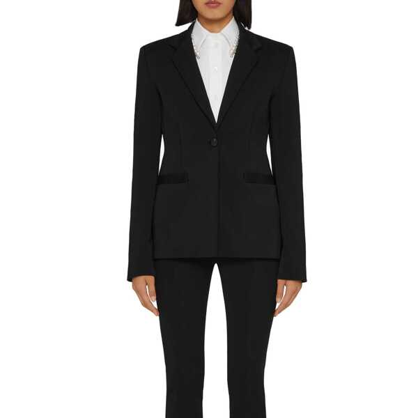 Jachete Givenchy GIVENCHY Black Slim Fit Tailored Jacket Black Femei (BM 19719462) 2