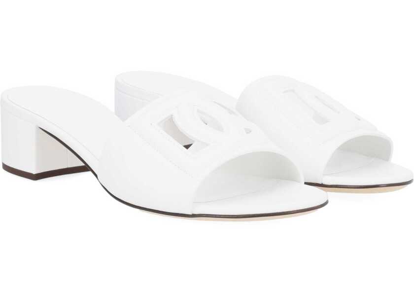 Balerini Dolce & Gabbana Heeled Sandal WHITE Femei (BM 19719557) 2